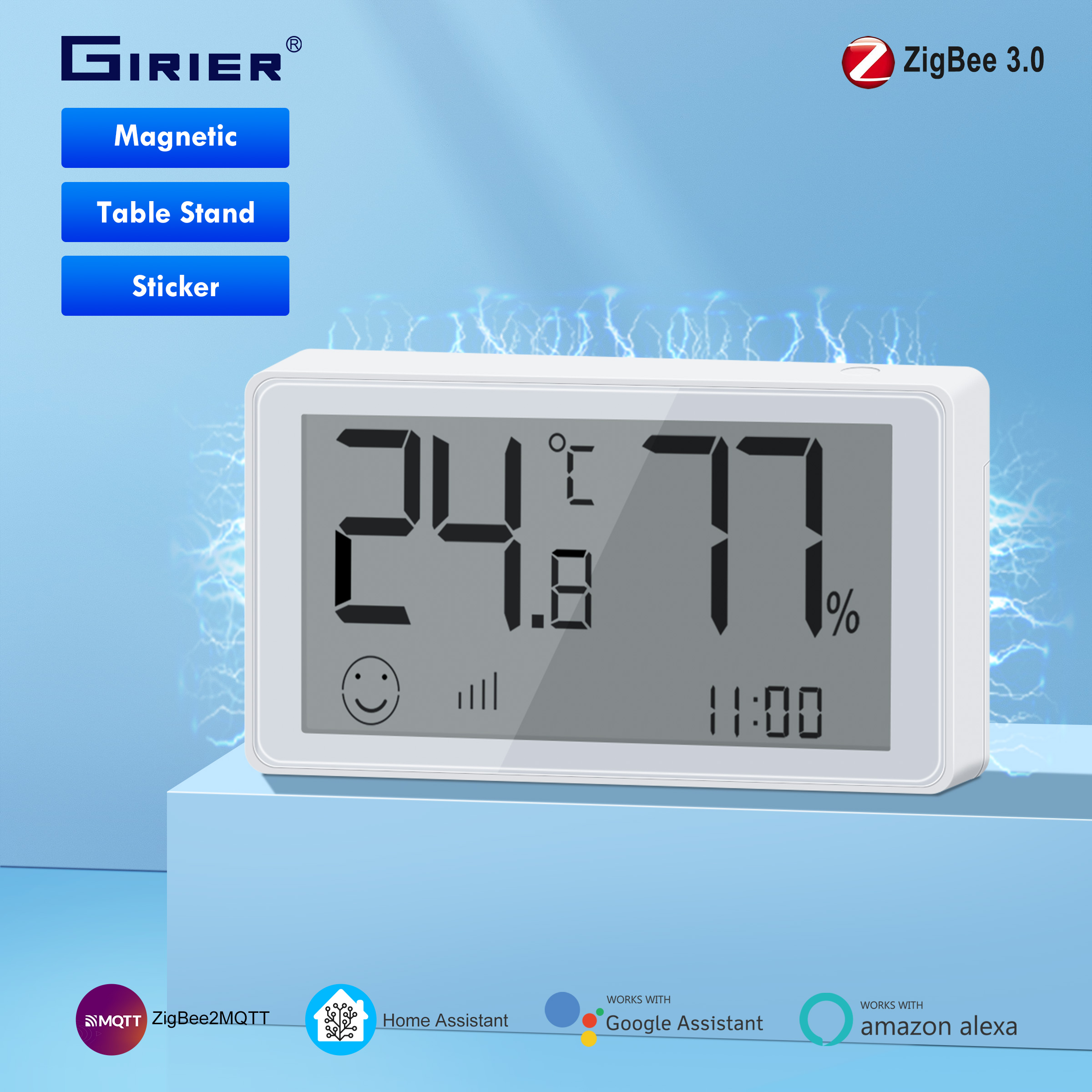 Digital Hygrometer Probe - GIRIER ZigBee 3.0 Smart Temperature Humidity