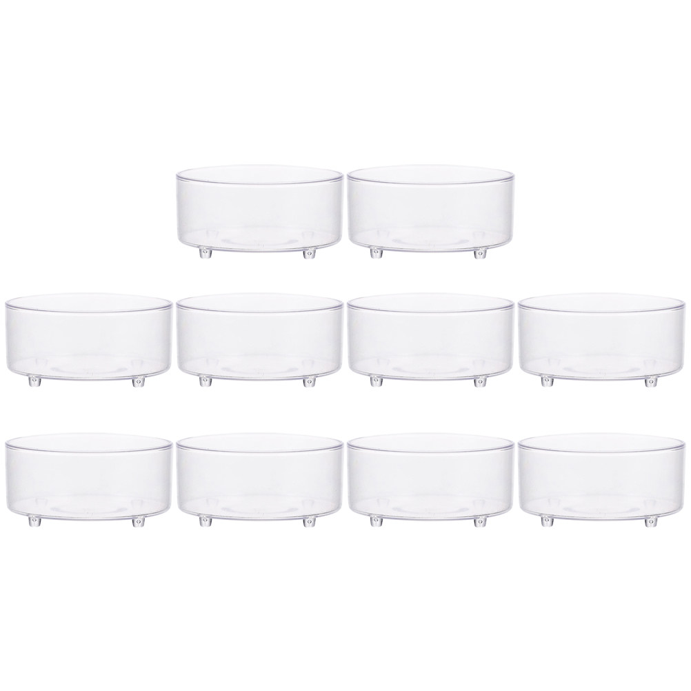 10Pcs Acrylic Reptile Food Dis - Water Dish Reptile recension och pris