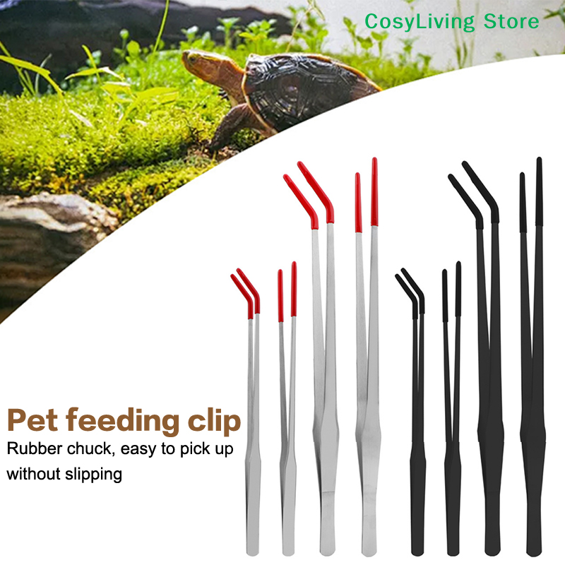 Reptile Feeding Tongs With Rub - Feeding Tong Stainless recension och pris