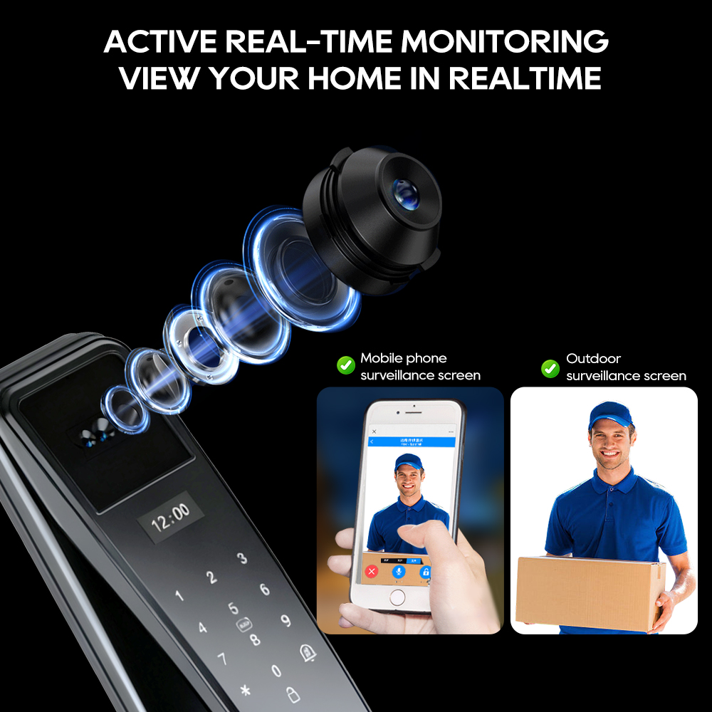 SANKESONG Tuya Smart 3D Face D - Glass Door Hinge recension och pris