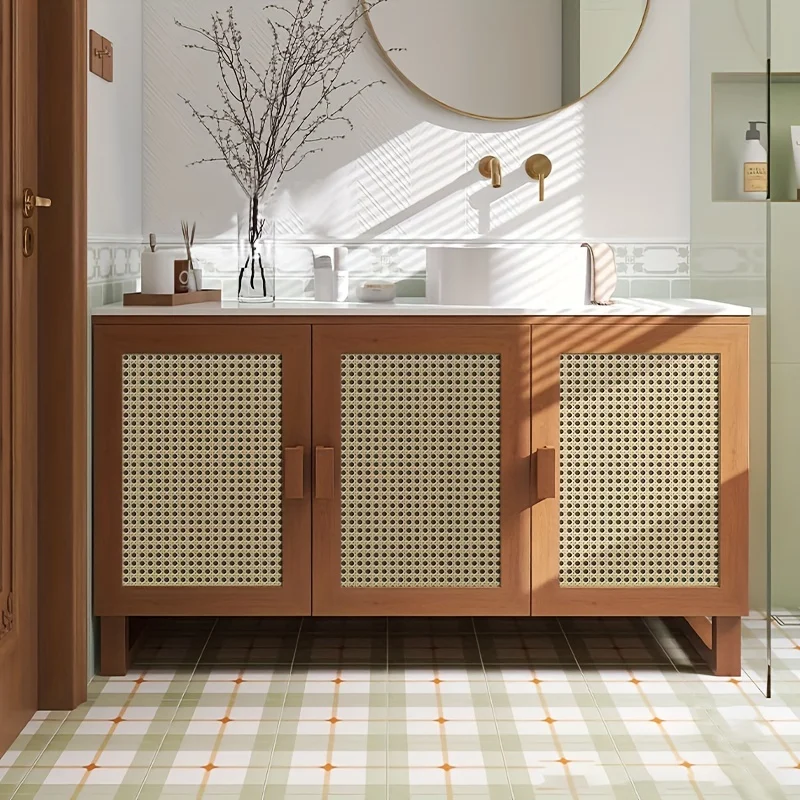45cm Retro Rattan Pattern Self - Pvc Panel Background recension och pris