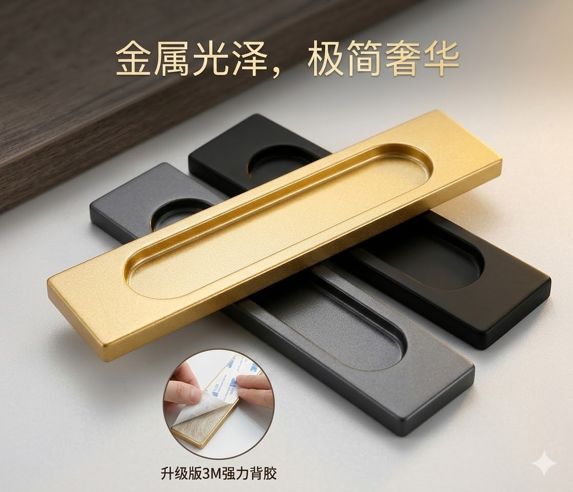 1PC Non perforated self-adhesi - Glass Door Hinge recension och pris