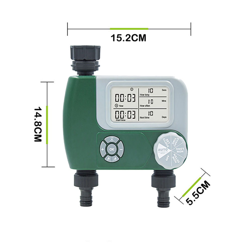 Electronic Garden Hose Water T - Timer Dual Outlet recension och pris