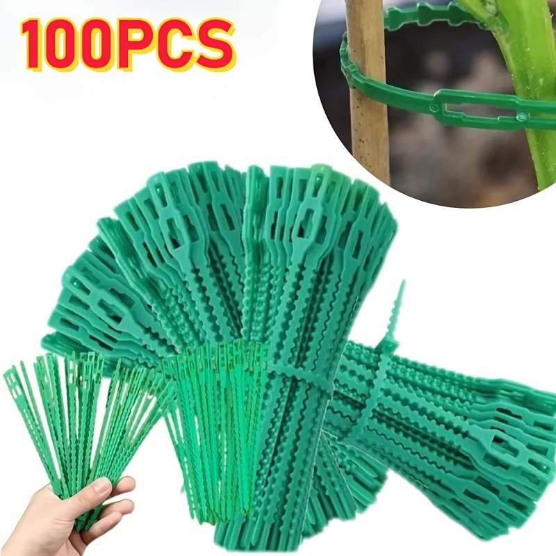 100PCS reusable adjustable pla - Vine Climbing Plastic recension och pris