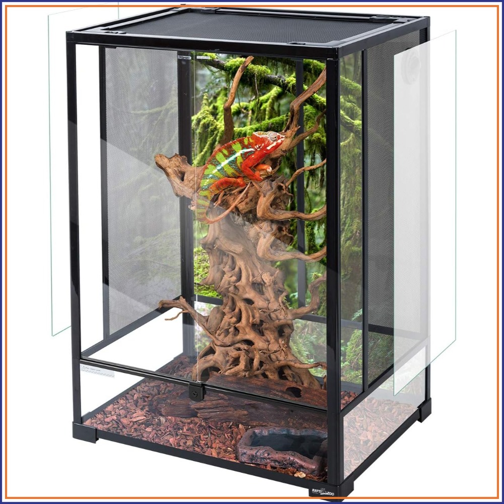 67 Gallon Tall Glass Terrarium - Glass Door Hinge recension och pris