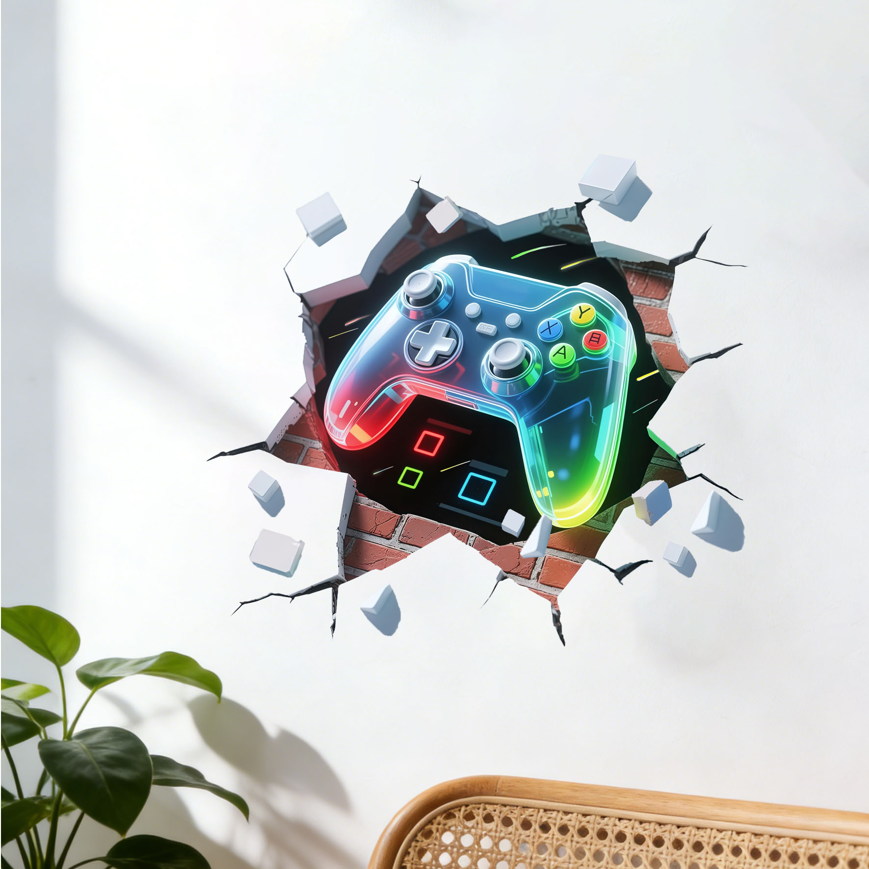 Game Controller Decal for Boys - Pvc Panel Background recension och pris