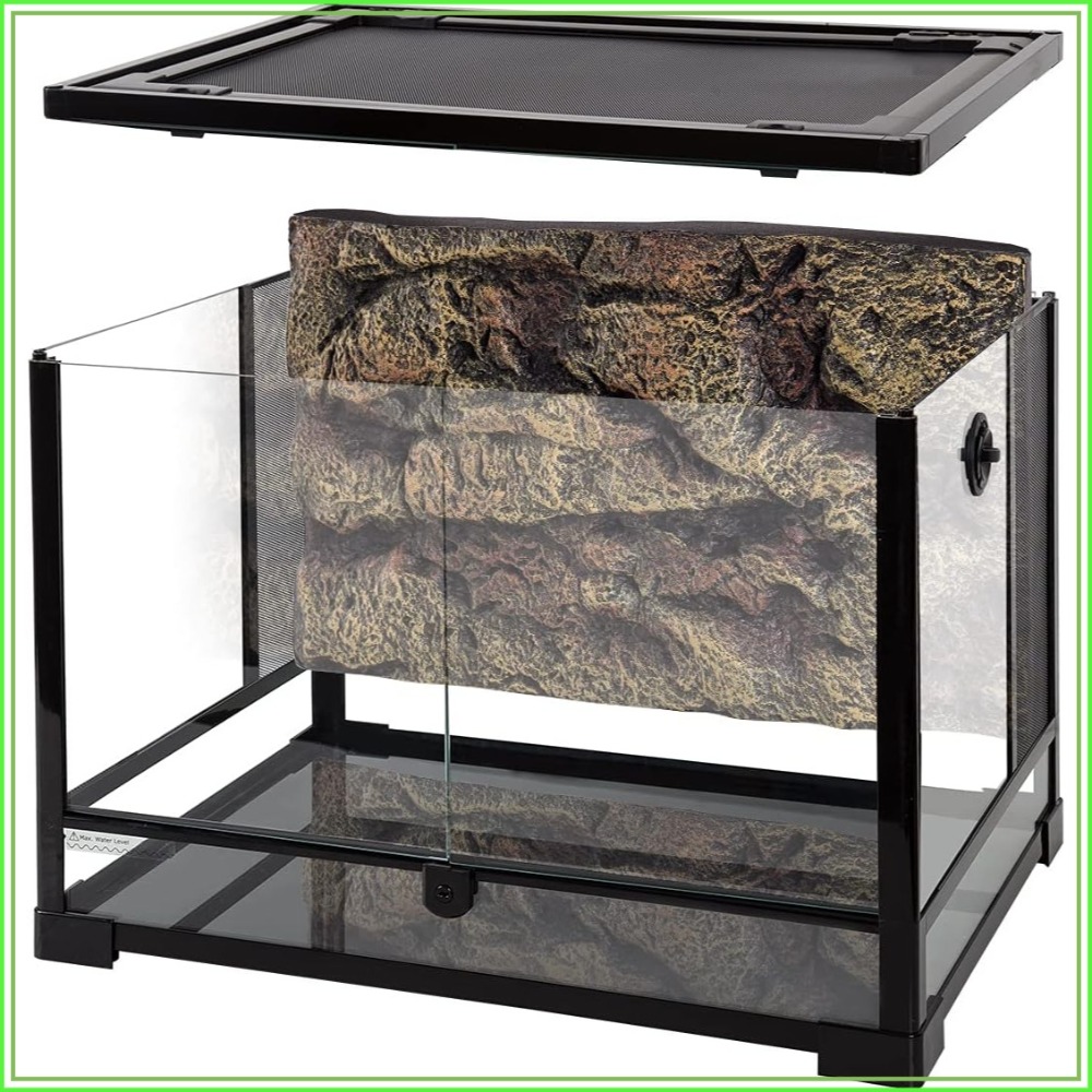 34 Gallon Reptile Glass Terrar - Glass Door Hinge recension och pris