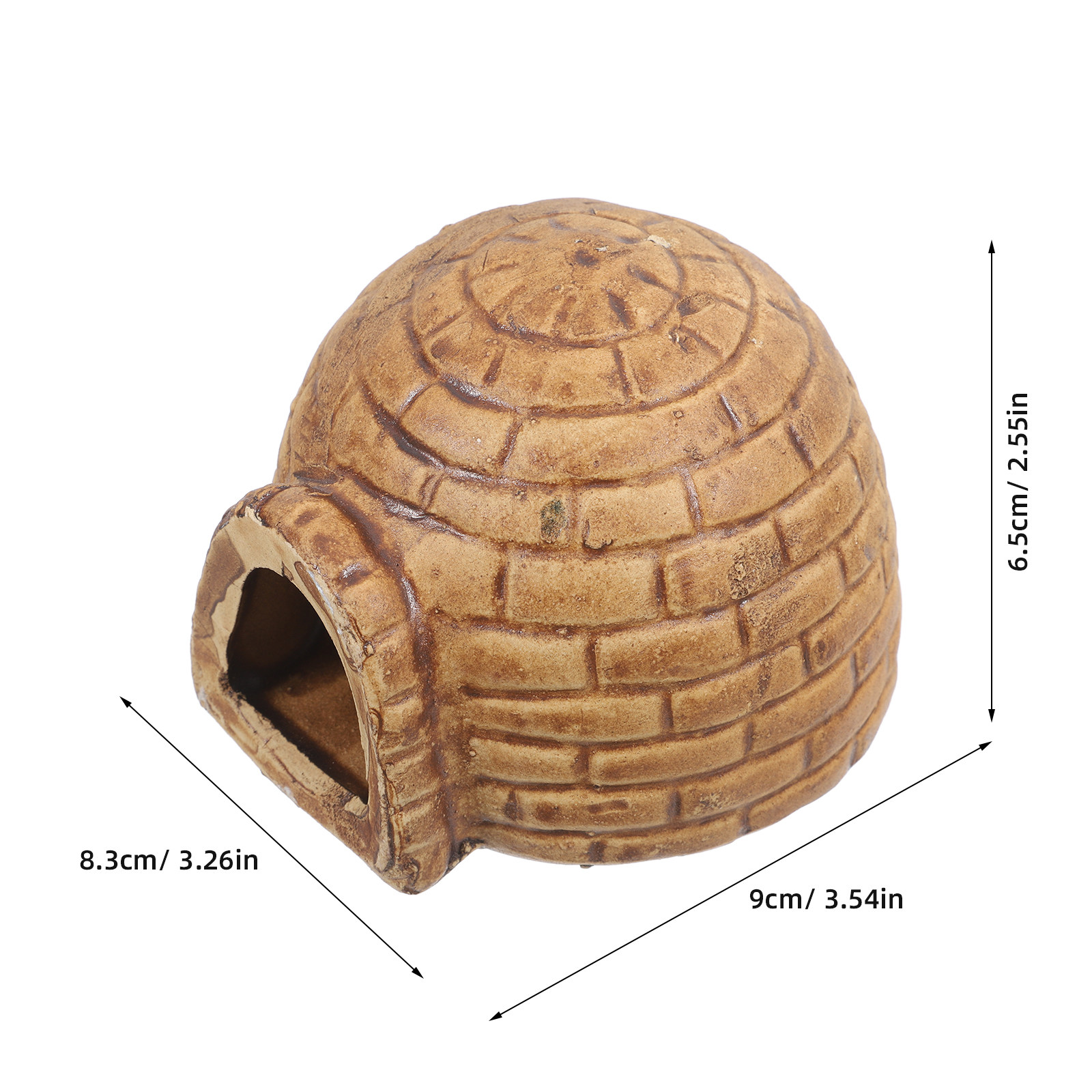 Pleco Caves Aquarium Fish Tank - Hide Cave Ceramic recension och pris