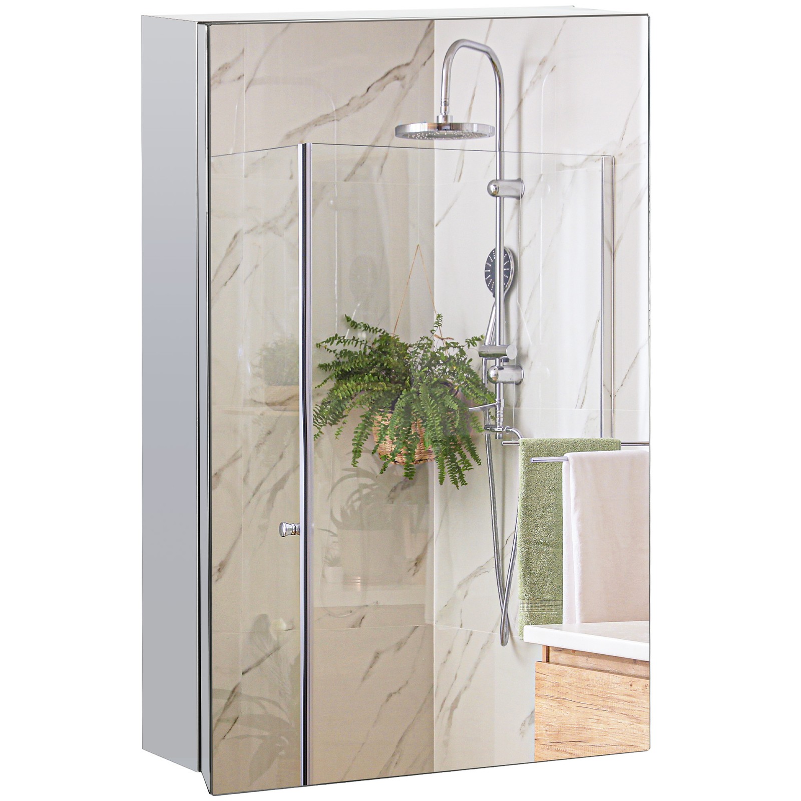 Bathroom Cabinet Wall Mounted  - Glass Door Hinge recension och pris
