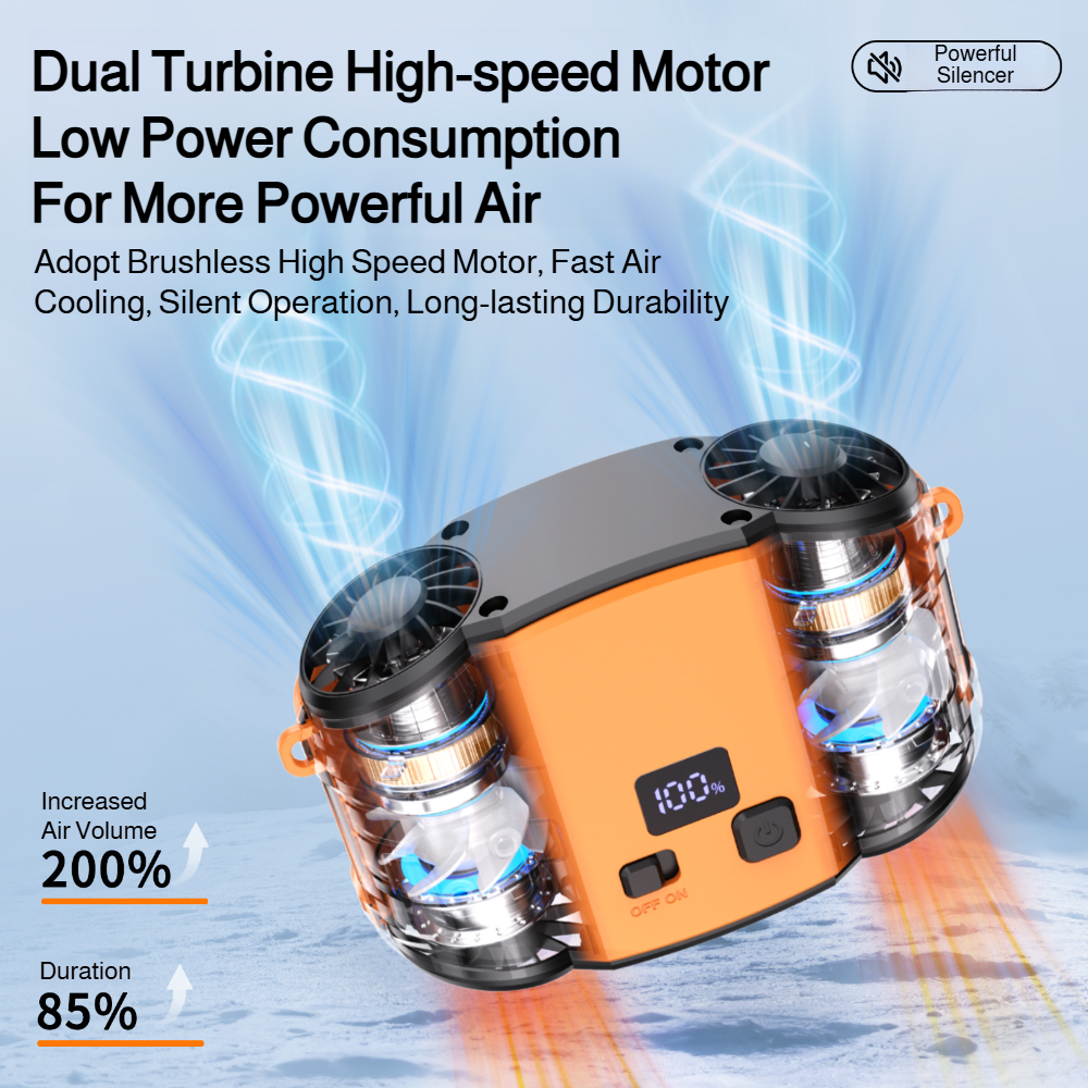 Outdoor Double Air Outlet Fan  - Timer Dual Outlet recension och pris