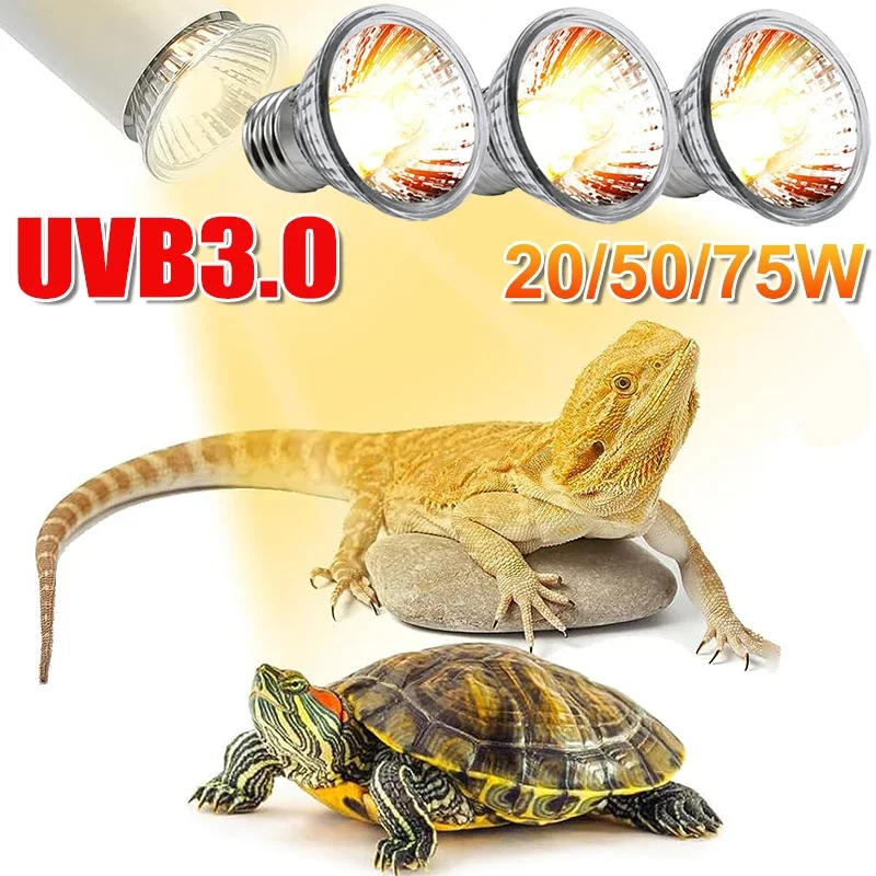 25/50/75W UVB Reptile Lamp Bul - Calcium Powder Reptile recension och pris