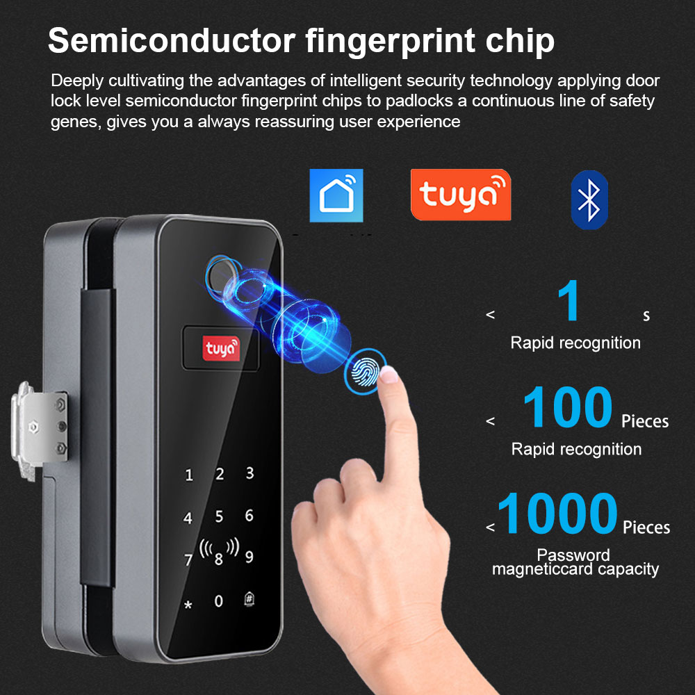 BSTuokey Multifunctional Smart - Glass Door Hinge recension och pris