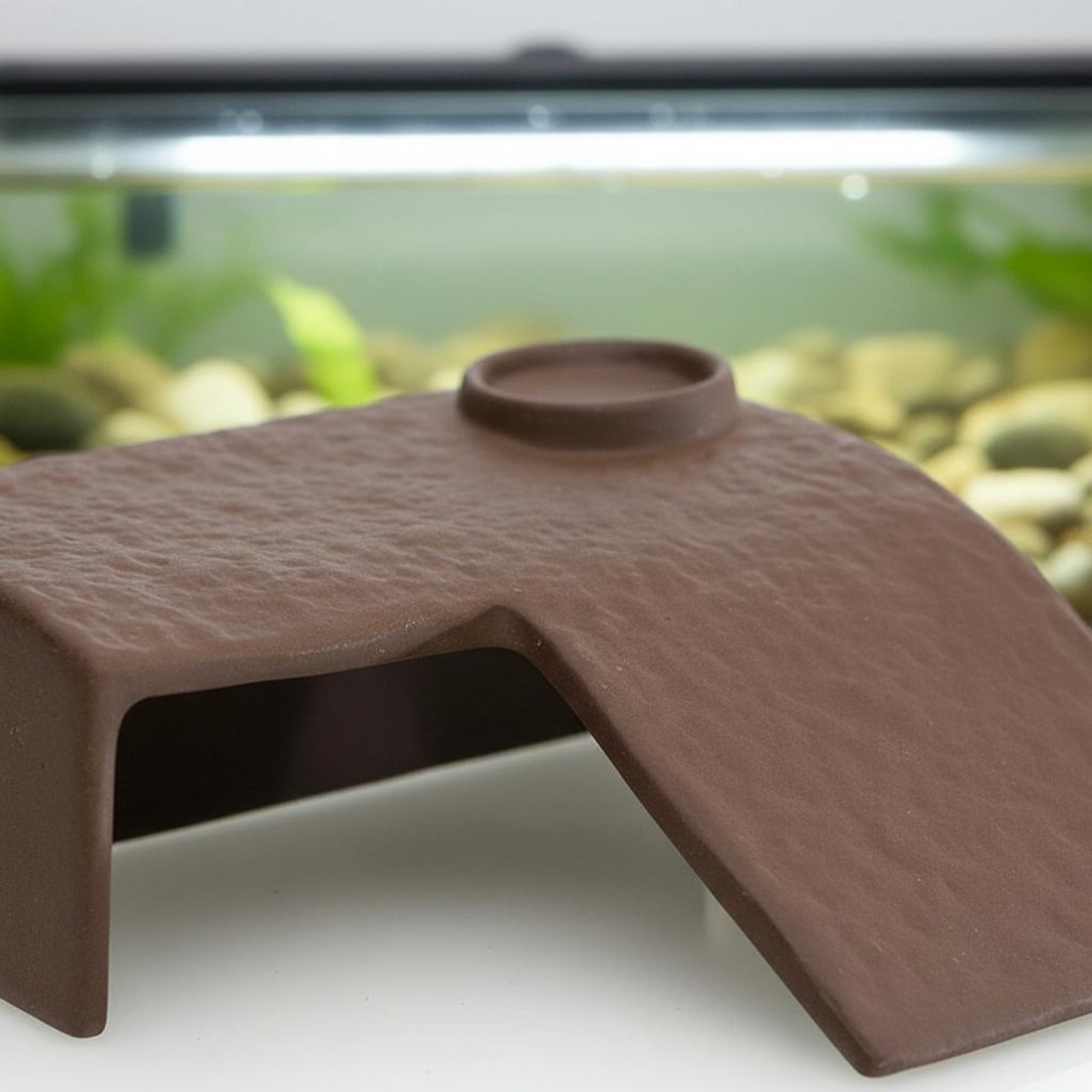 2 Pieces Turtle Basking Dock E - Hide Cave Ceramic recension och pris